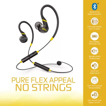 TCL ACTV100 Bluetooth Headset (Monza Black, In the Ear) TCL ACTV100 Bluetooth Headset (Monza Black, In the Ear)